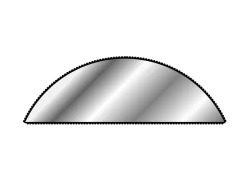 Vallorbe Half Round File, 150mm/6