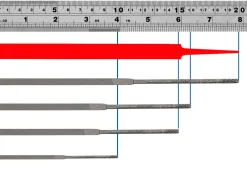 Vallorbe Half Round File, 150mm/6