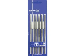 Vallorbe 140mm Wax Files, Cut 4, Set Of 6