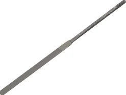 Vallorbe Needle File, Pillar, 100mm/3.9", Cut 2 - Medium Grade