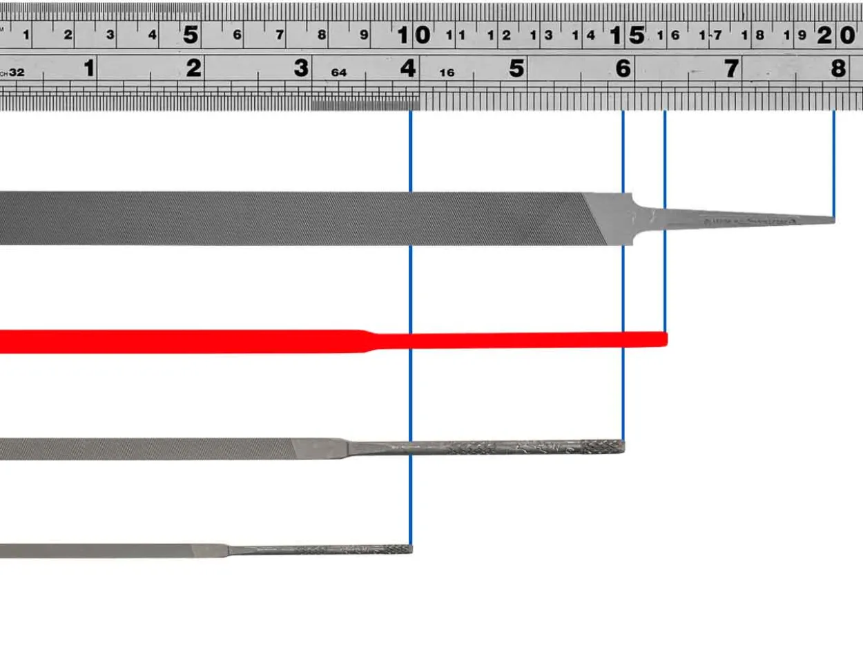 Vallorbe Needle File, Round, 160mm/6", Cut 0 - Coarse Grade