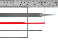 Vallorbe Needle File, Square, 160mm/6
