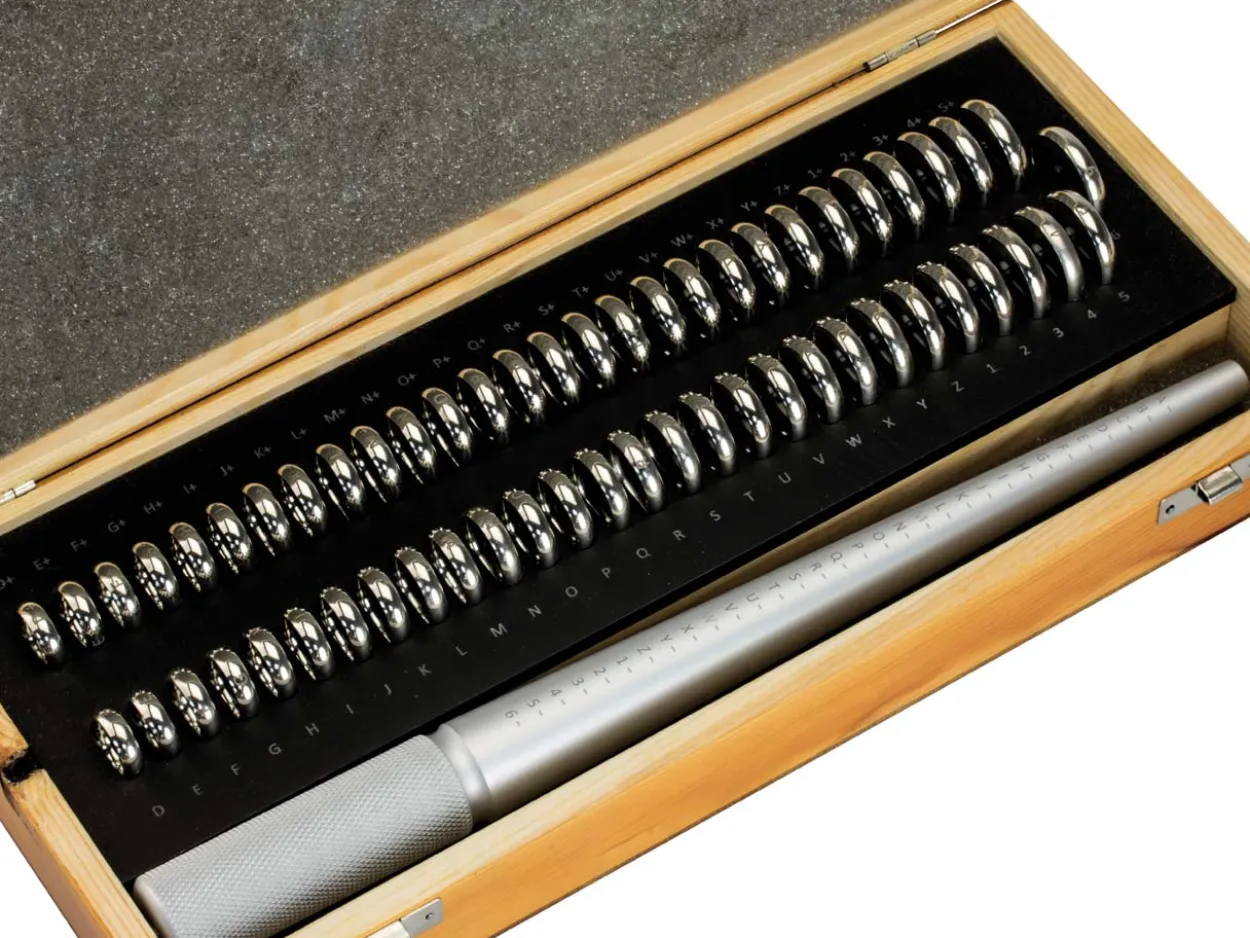 Wedding Ring Gauge Set Comfort Fit D - Z Plus 6 UK Half Sizes