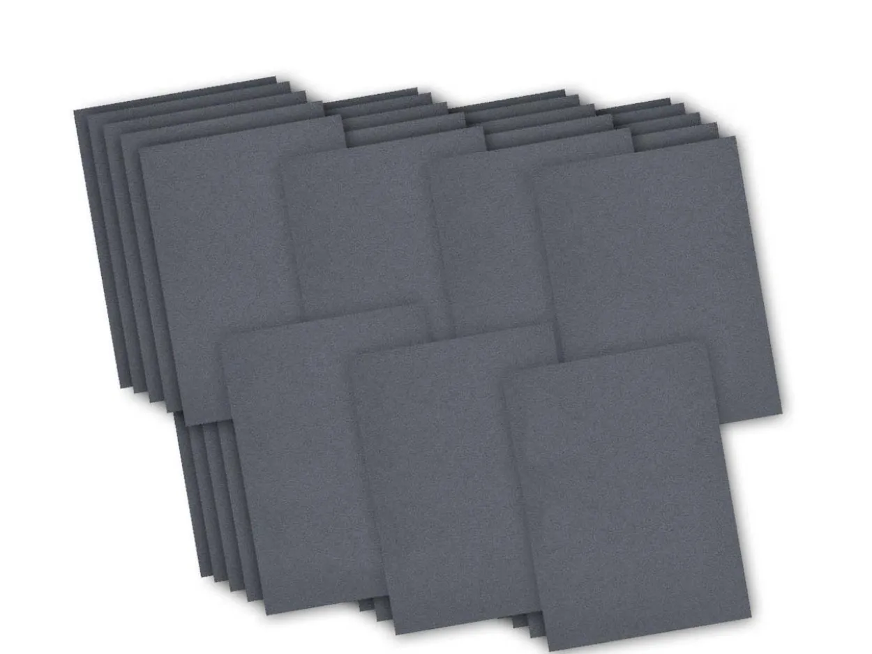Wet And Dry Paper 35 Piece Multi Grit Pack, Grades 240-1200