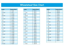Wheatsheaf Aluminium Ring Stick A - Z+6, Includes 1/2 Sizes
