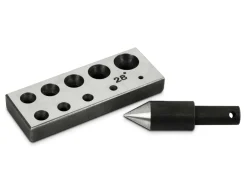 Wheatsheaf 28-degree, 10 Hole Collet Block And Punch