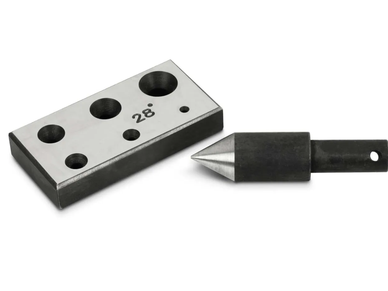 Wheatsheaf 28-degree, 6 Hole Collet Block And Punch