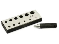 Wheatsheaf Round 17-degree, 12 Hole Collet Block And Punch
