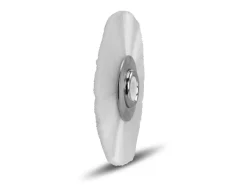 White Bristle Lathe Brush 51mm/2", 1 Row, Nylon Filament