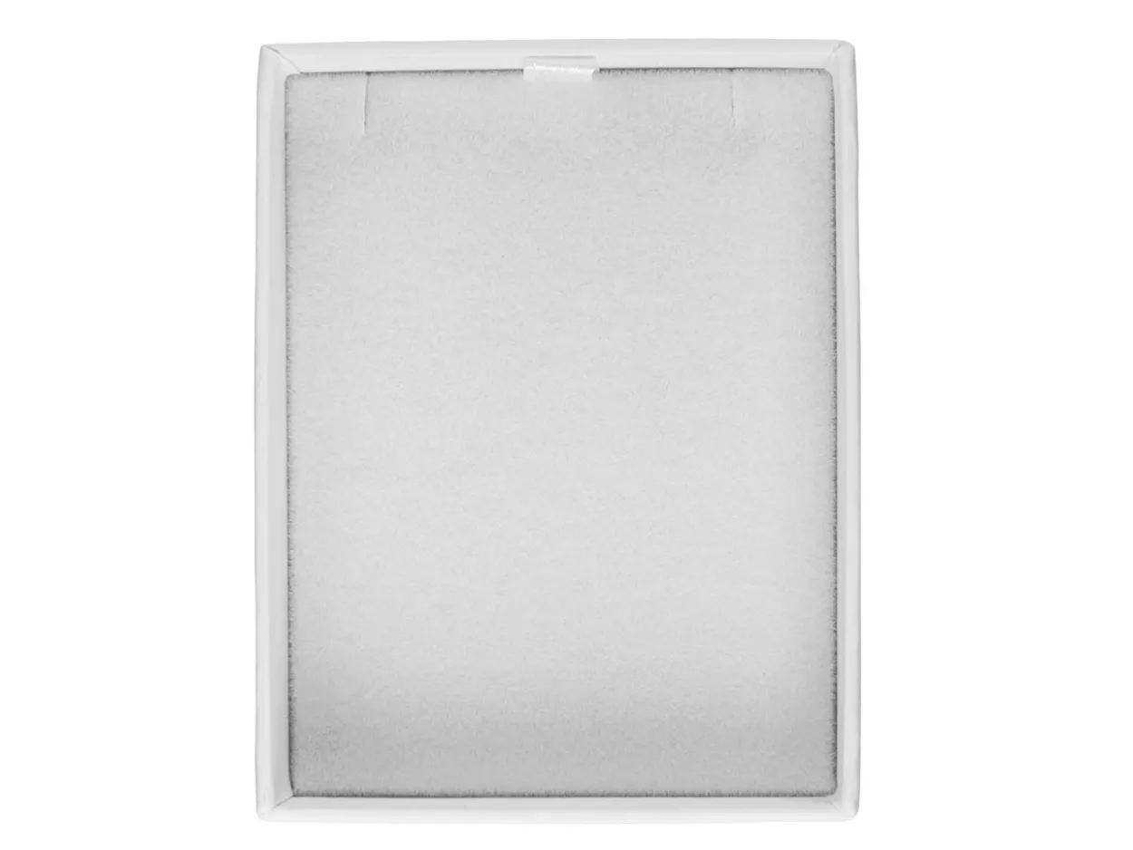 White Card Soft Touch Pendant Box