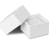 White Card Soft Touch Ring Box