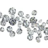 White Cubic Zirconia, Round, 4,5,6mm, Pack of 28