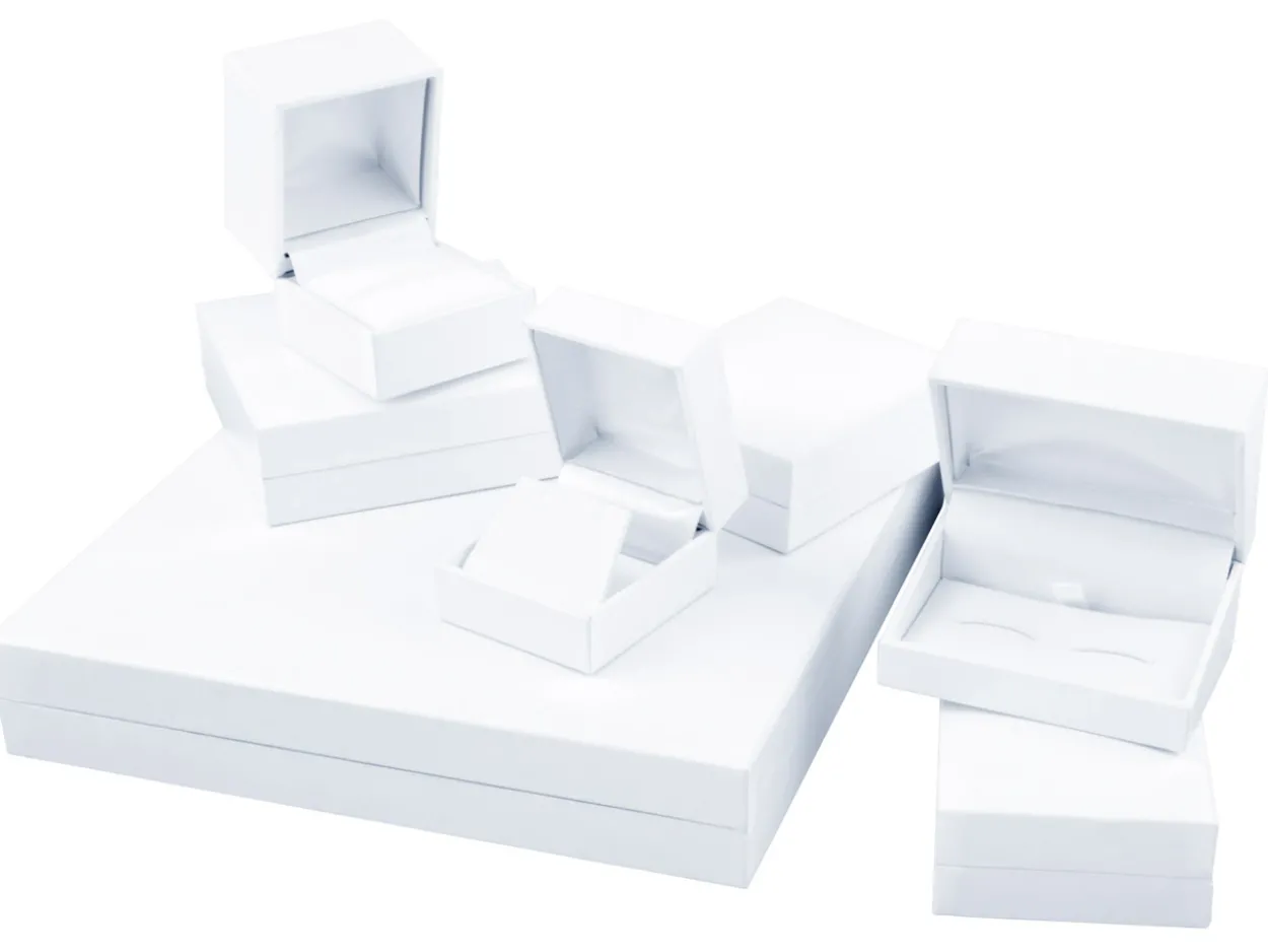 White Leatherette Universal Box