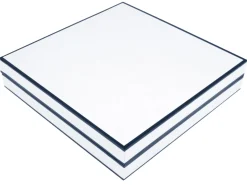 White Monochrome Collarette Box