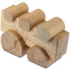 Wooden Bending Swage Block With 5 Wooden Mandrels