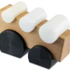 Wooden Bending Swage Block With 5 Nylon Mandrels