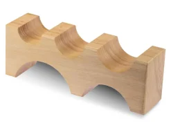 Wooden Bending Swage Block With 5 Nylon Mandrels
