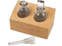 Wooden Block For Acid Bottle