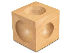 Wooden Dapping Block And 7 Shaping Punches
