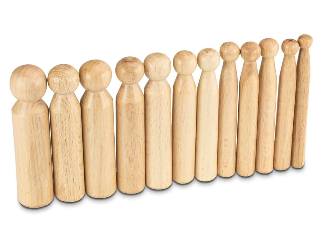 Wooden Dapping Punch Set Of 12