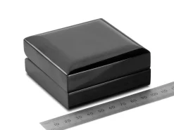 Wooden Drop Earring/pendant Box, Black Colour