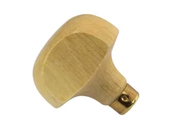Wooden Handle, Flat Sided Mushroom