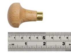 Wooden Handle, Long Mushroom