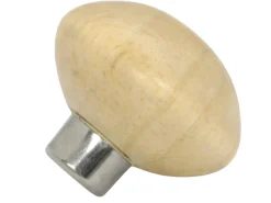 Wooden Handle, Shape C, Mushroom