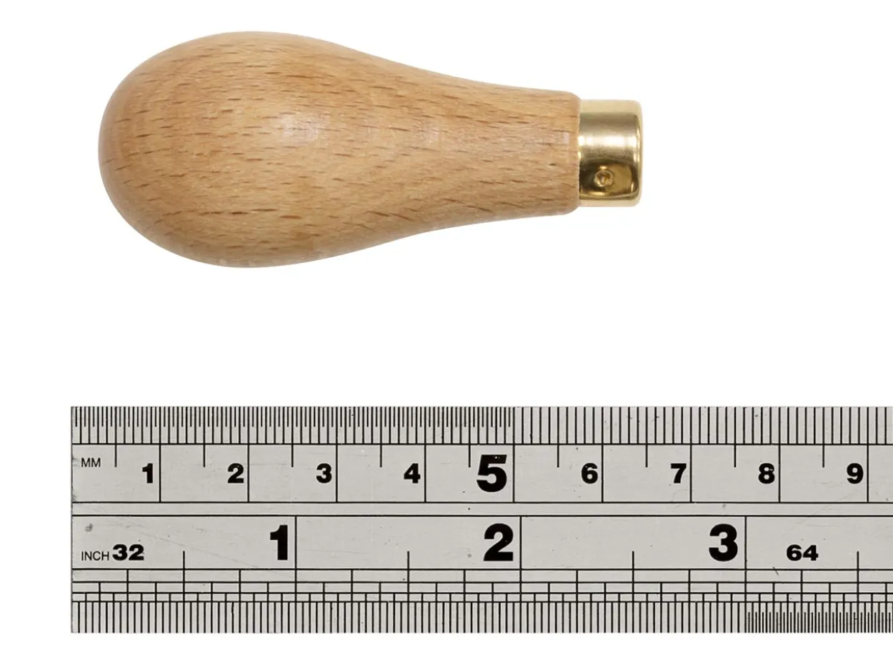 Wooden Handle, Slim Pear