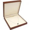 Wooden Necklace Box, Mahogany Colour