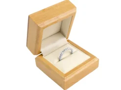 Wooden Ring Box, Maple Colour