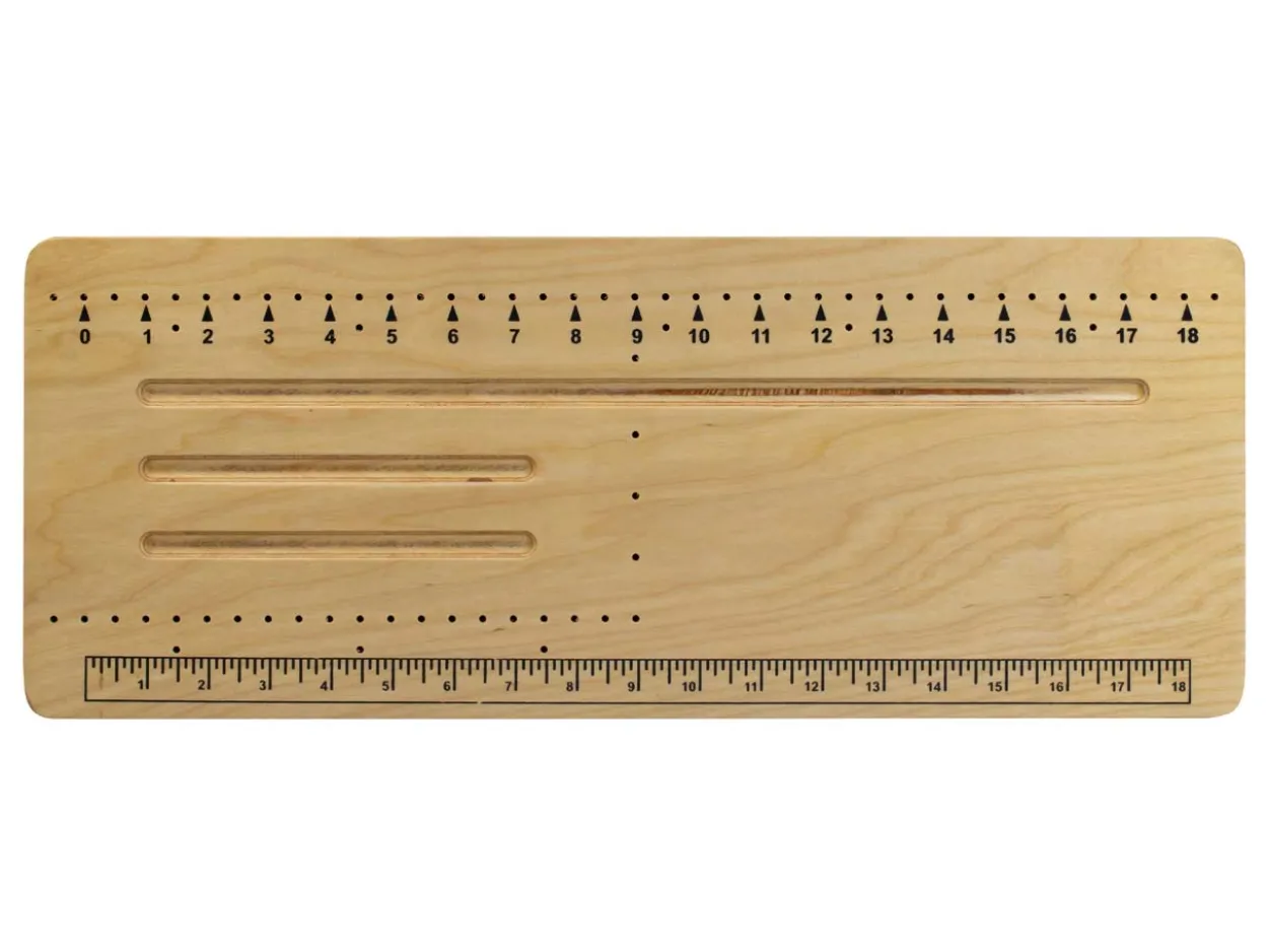 Wooden Stringing Measurement Board