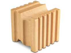 Wooden Swage Block And 14 Shaping Punches