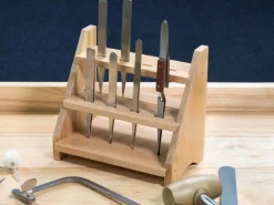 Wooden Tweezer Stand
