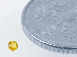Yellow Sapphire, Round, 2mm