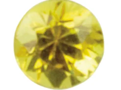 Yellow Sapphire, Round, 2.5mm