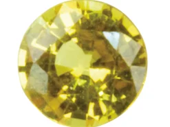 Yellow Sapphire, Round, 4mm