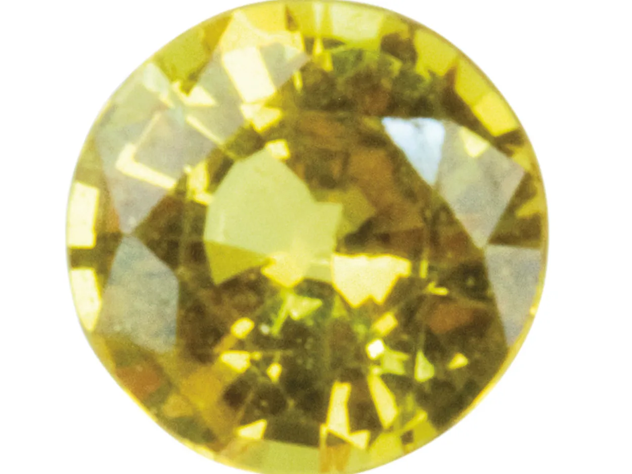Yellow Sapphire, Round, 4mm